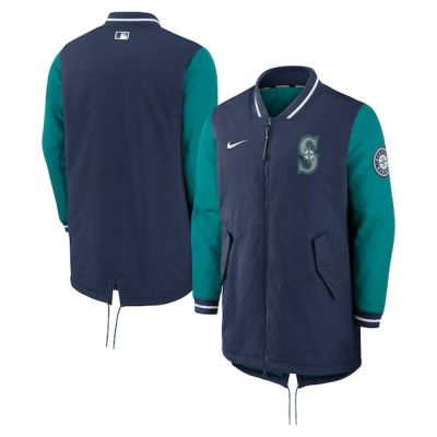 MLB マリナーズ ジャケット 2022 選手着用 オーセンティックコレクション ダグアウト Jacket ナイキ/Nike Midnight Navy/Mardi Gras
