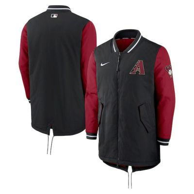 MLB ダイヤモンドバックス ジャケット 2022 選手着用 オーセンティックコレクション ダグアウト Jacket ナイキ/Nike Black/Team Crimson