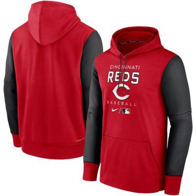 MLB シンシナティ・レッズ パーカー 2022 選手着用オーセンティックコレクション Therma フーディー ナイキ/Nike Sport Red/Black