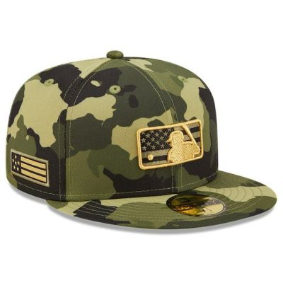MLB ロゴ キャップ 2022 アームドフォースデー Armed Forces Day On-Field 59FIFTY Fitted ニューエラ/New Era カモ