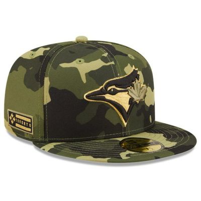 MLB ブルージェイズ キャップ 2022 アームドフォースデー Armed Forces Day On-Field 59FIFTY Fitted ニューエラ/New Era カモ