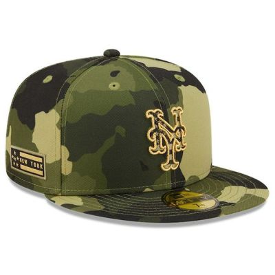 MLB メッツ キャップ 2022 アームドフォースデー Armed Forces Day On-Field 59FIFTY Fitted ニューエラ/New Era カモ