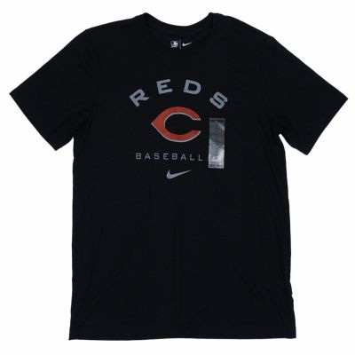 MLB シンシナティ・レッズ Tシャツ 2022 選手着用オーセンティックコレクション Tri-Blend Tee ナイキ/Nike ブラック