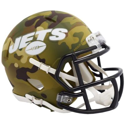 NFL ジェッツ ミニヘルメット Camo Alternate Revolution Speed Mini