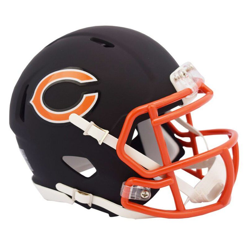 orange and black football helmets