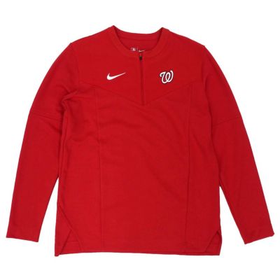 MLB ナショナルズ ジャケット 2022 選手着用 オーセンティックコレクション Top ロングスリーブ UV ハーフジップ ナイキ/Nike