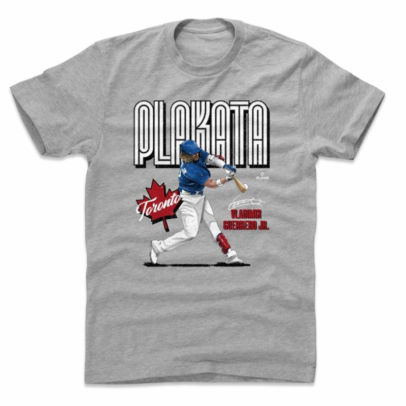 MLB ブラディミール・ゲレーロ・ジュニア ブルージェイズ Tシャツ Plakata WHT 500Level ヘザーグレー | セレクション |  MLB NBA NFL プロ野球グッズ専門店 公式オンラインストア