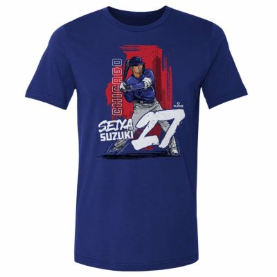 MLB 鈴木誠也 カブス Tシャツ Chicago C State WHT 500Level ロイヤルブルー