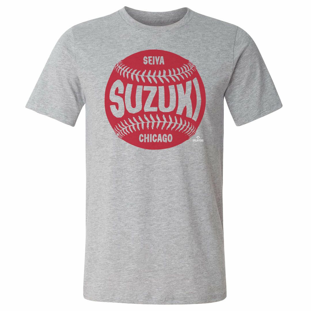 MLB 鈴木誠也 カブス Tシャツ Chicago C Base WHT 500Level ヘザー 