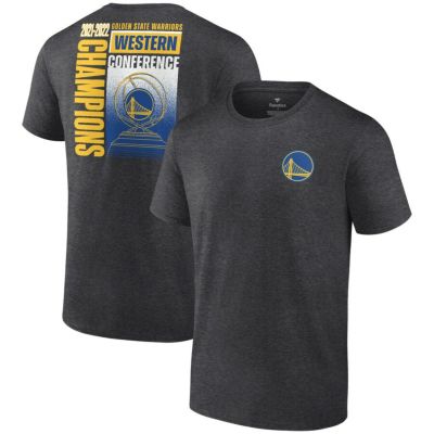 NBA ウォリアーズ Tシャツ ウエスタンカンファレンス優勝記念 Play Your Game T-Shirt Fanatics Branded ヘザーチャコール