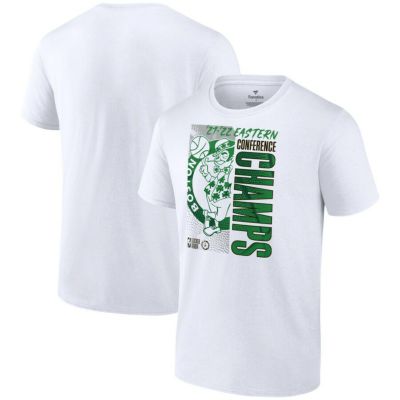 NBA セルティックス Tシャツ イースタンカンファレンス優勝記念 ロッカールーム Tシャツ Fanatics Branded ホワイト