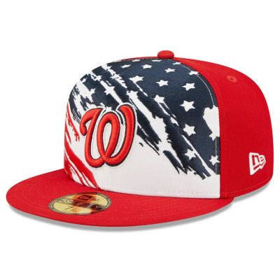 MLB ナショナルズ キャップ 2022 独立記念日 4th of July On-Field 59FIFTY Fitted ニューエラ/New Era レッド