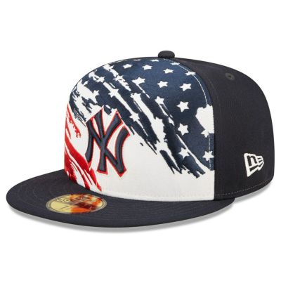 MLB ヤンキース キャップ 2022 独立記念日 4th of July On-Field 59FIFTY Fitted ニューエラ/New Era ネイビー
