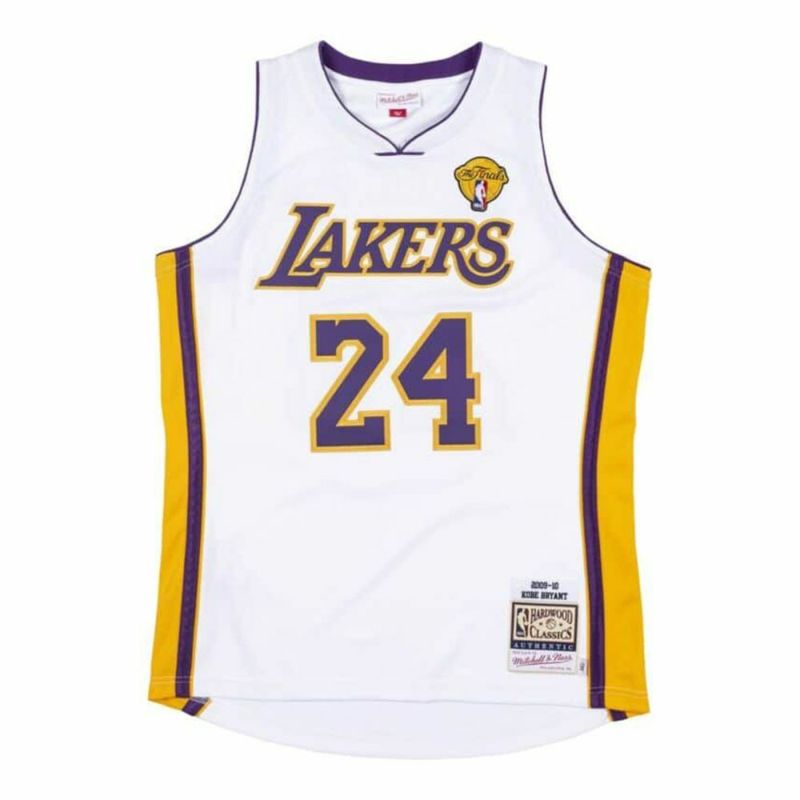 NBA コービー・ブライアント レイカーズ ユニフォーム オーセンティック 2009-10 NBAファイナル Mitchell & Ness ホワイト  | セレクション | MLB NBA NFL プロ野球グッズ専門店 公式オンラインストア