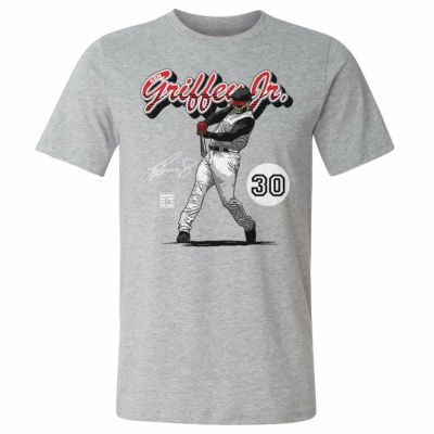 MLB ケン・グリフィー・ジュニア シンシナティ・レッズ Tシャツ Player Silhouette WHT T-Shirt 500Level  ヘザーグレー | セレクション | MLB NBA NFL プロ野球グッズ専門店 公式オンラインストア