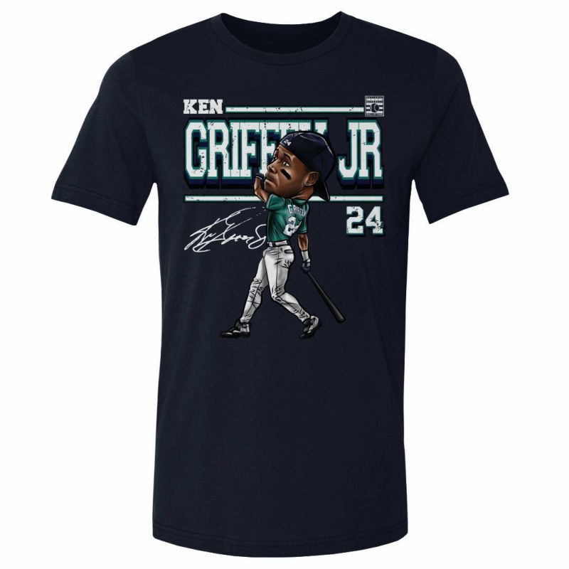 MLB ケン・グリフィー・ジュニア マリナーズ Tシャツ Derby Cartoon