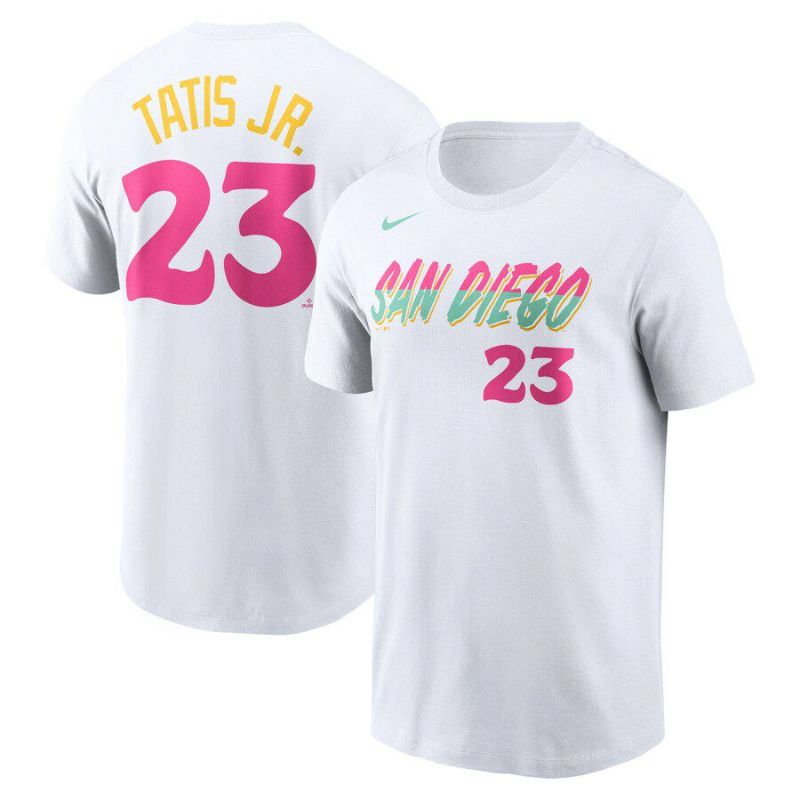 MLB フェルナンド・タティス・ジュニア パドレス Tシャツ 2022 シティーコネクト City Connect ネーム＆ナンバー ナイキ