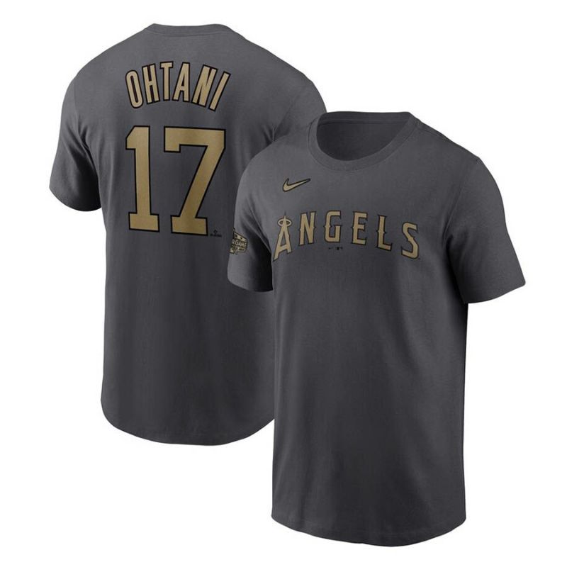 MLB 大谷翔平 エンゼルス Tシャツ オールスターゲーム2022 All-Star Game ネーム&ナンバー ナイキ/Nike チャコール  23wbsf | セレクション | MLB NBA NFL プロ野球グッズ専門店 公式オンラインストア