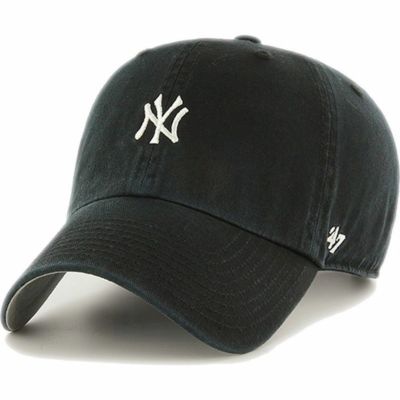 MLB ヤンキース キャップ Base Runner Clean Up Adjustable Hat 47 Brand ブラック