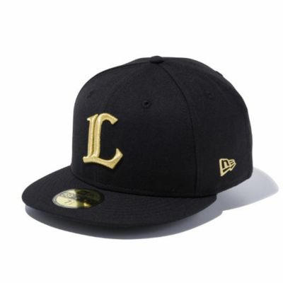 埼玉西武ライオンズ? キャップ 59FIFTY Cap ニューエラ/New Era ブラック ゴールド