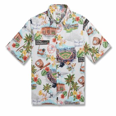 MLB エンゼルス アロハシャツ ハワイアン Scenic Aloha Shirt レイン