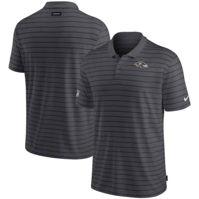 NFL レイブンズ ポロシャツ サイドライン sideline Victory Coaches Performance Polo ナイキ/Nike チャコール