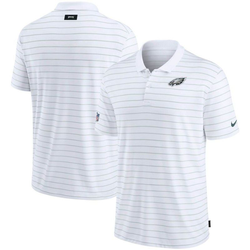 NFL イーグルス ポロシャツ サイドライン sideline Victory Coaches Performance Polo ナイキ/Nike  ホワイト | セレクション | MLB NBA NFL プロ野球グッズ専門店 公式オンラインストア