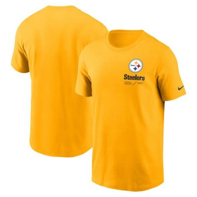 NFL スティーラーズ Tシャツ Infograph Lockup  T-Shirt ナイキ/Nike ゴールド