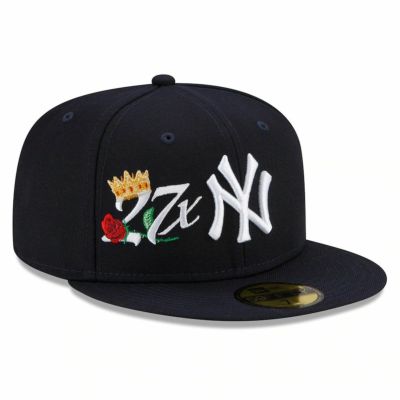 MLB ヤンキース キャップ Crown 27x Champs 59FIFTY Cap ニューエラ/New Era ネイビー