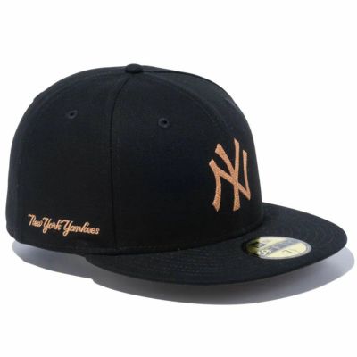 MLB ヤンキース キャップ Duck Canvas 59FIFTY Fitted Hat ニューエラ/New Era ブラック【nejp】