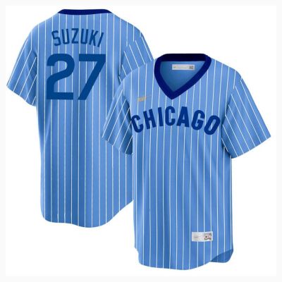 Nike Men's Chicago Cubs Seiya Suzuki #27 2023 City Connect Cool