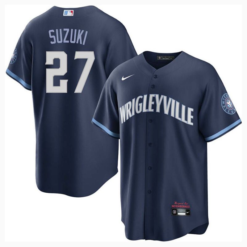 MLB 鈴木誠也 カブス ユニフォーム シティーコネクト 2022 レプリカジャージ Jersey ナイキ/Nike ネイビー | セレクション |  MLB NBA NFL プロ野球グッズ専門店 公式オンラインストア