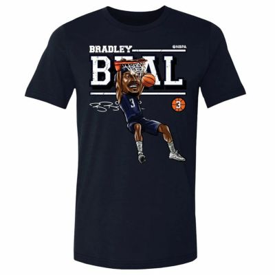NBA ブラッドリー・ビール ウィザーズ Tシャツ Cartoon T-Shirt 500Level ネイビー