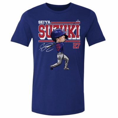 MLB 鈴木誠也 カブス Tシャツ Cartoon T-Shirt 500Level ロイヤル 23wbsf