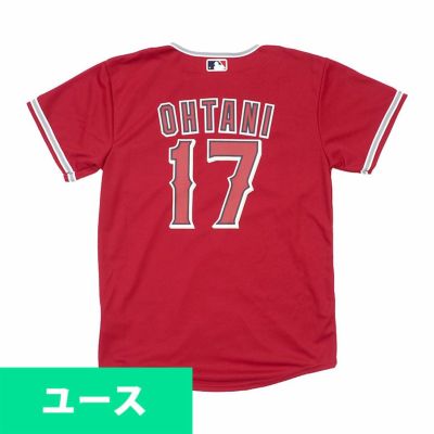 Outerstuff Little Kids' Los Angeles Angels Shohei Ohtani #17 Red T-Shirt