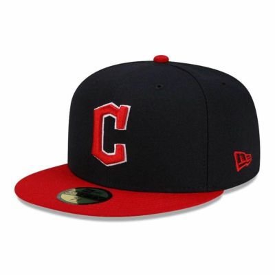MLB ガーディアンズ キャップ オーセンティックコレクション オンフィールド 59FIFTY Fitted Hat ニューエラ/New Era ネイビー レッド