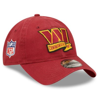 NFL コマンダーズ キャップ OTC 2022 サイドライン 9TWENTY Adjustable Cap ニューエラ/New Era バーガンディ