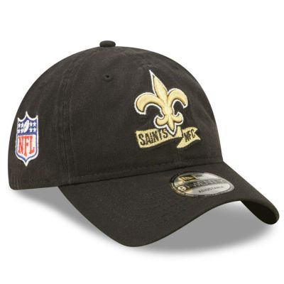 NFL セインツ キャップ OTC 2022 サイドライン 9TWENTY Adjustable Cap ニューエラ/New Era ブラック