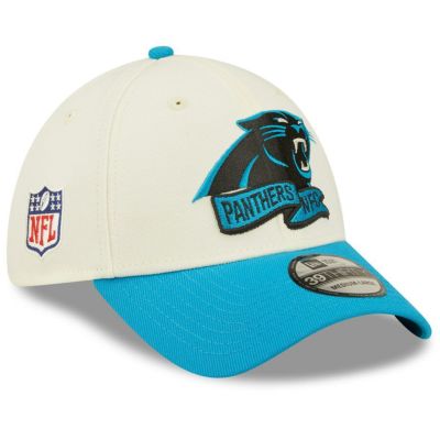 NFL パンサーズ キャップ 2022 サイドライン 39THIRTY 2トーン Flex Cap ニューエラ/New Era クリーム/ブルー