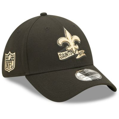 NFL セインツ キャップ 2022 サイドライン 39THIRTY Flex Cap ニューエラ/New Era ブラック