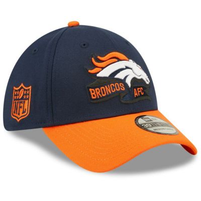 NFL ブロンコス キャップ SEC 2022 サイドライン 39THIRTY Flex Cap ニューエラ/New Era ネイビー