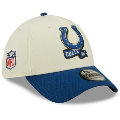NFL コルツ キャップ 2022 サイドライン 39THIRTY 2トーン Flex Cap ニューエラ/New Era クリーム/ロイヤル