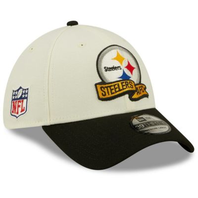 NFL スティーラーズ キャップ 2022 サイドライン 39THIRTY 2トーン Flex Cap ニューエラ/New Era クリーム/ブラック