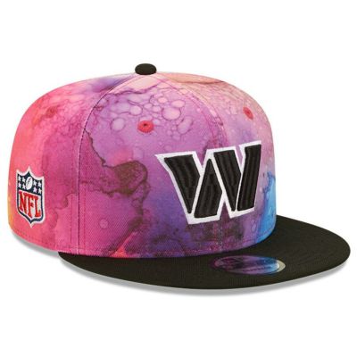 NFL コマンダーズ キャップ 2022 NFL クルーシャルキャッチ 9FIFTY スナップバック Cap ニューエラ/New Era ピンク/ブラック