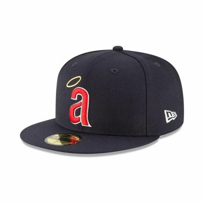 MLB カリフォルニア・エンゼルス キャップ クーパーズタウン Logo 59FIFTY Fitted Cap ニューエラ/New Era ネイビー