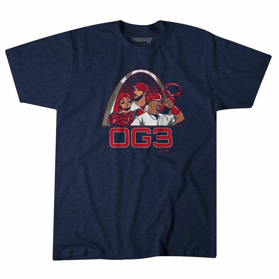 MLB プポルス ウェインライト モリーナ カージナルス Tシャツ OG3 T-Shirt BreakingT ネイビー | セレクション