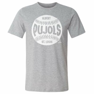 MLB アルバート・プホルス カージナルス Tシャツ St. Louis Baseball WHT 500Level ヘザーグレー
