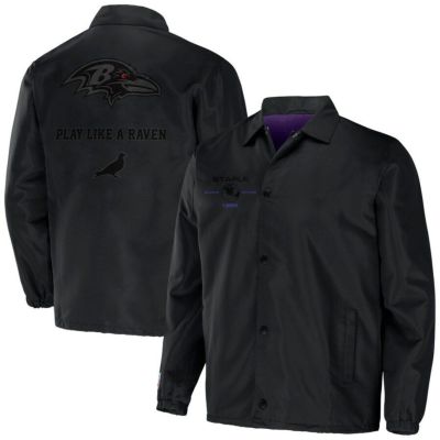 販売最終日値下げ‼️ボルチモアレイブンズ　ジャケット Baltimore Ravens/ボルチモア・レイブンズ】NFL オールレザー