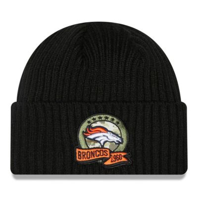 NFL ブロンコス ニットキャップ サルートトゥサービス2022 Salute To Service ビーニー ニューエラ/New Era ブラック