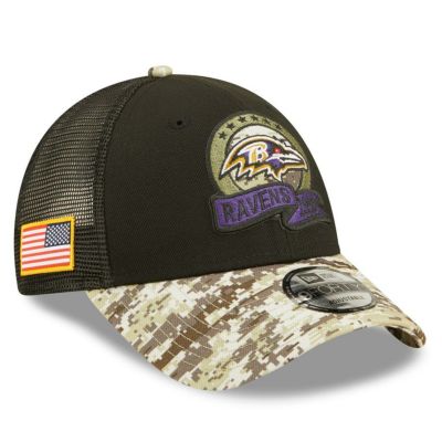 NFL レイブンズ メッシュキャップ サルートトゥサービス2022 Salute To Service 9FORTY トラッカーメッシュ ニューエラ/New Era カモ
